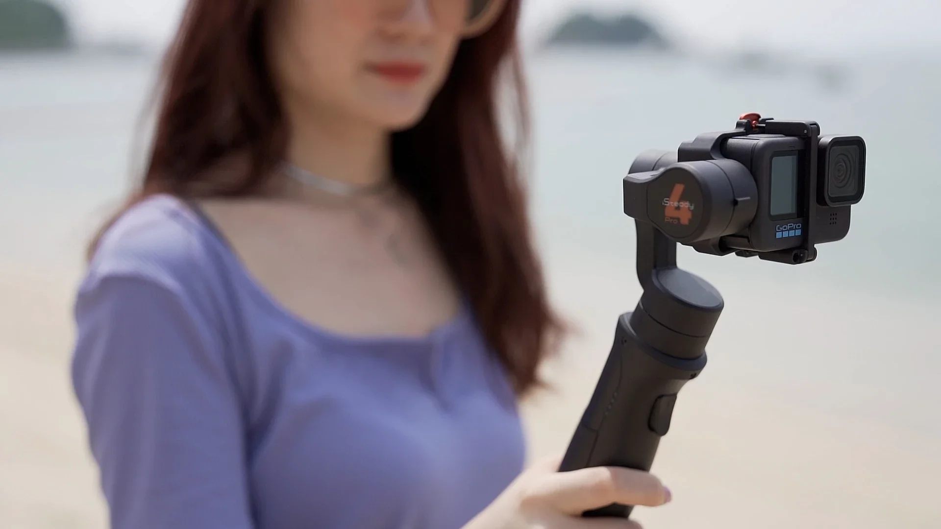 كاميرا هوهيم آي ستايد برو 4 3 محاور جيمبال أكشن مثبت باليد مضاد للاهتزاز تحكم لاسلكي لجوبرو هيرو 10 أوزمو Insta360