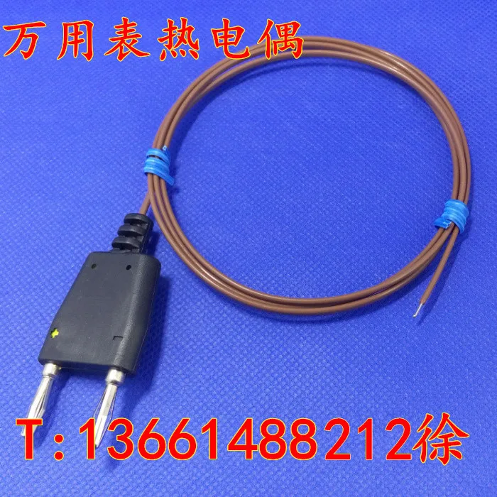 

Type K Multimeter Thermocouple With Banana Head Connector