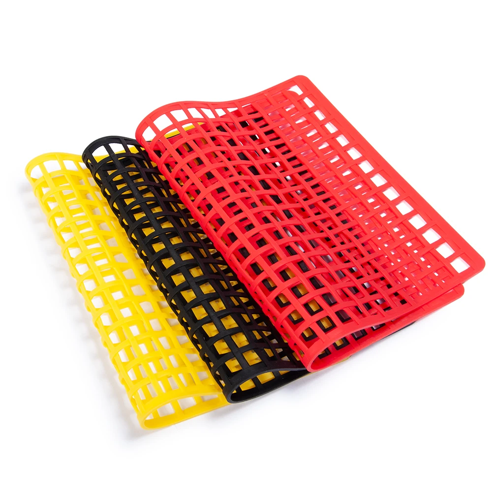 YEAHRUN Rubber Luggage Net for Axial SCX10 Wraith D90 TRX4 TRX6 1/8 1/10 RC Crawler Car Window Net Decoration Parts