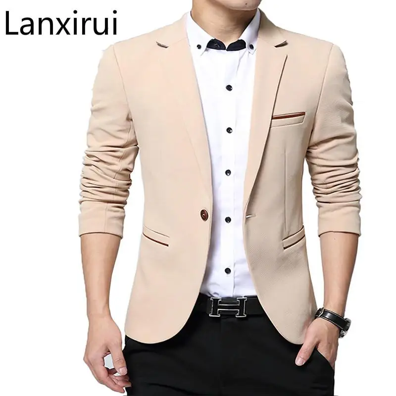 

Fashion Men Blazer Casual Suits Slim Fit suit jacket Men Sping Costume Homme,Terno Masculin Blazer jacket