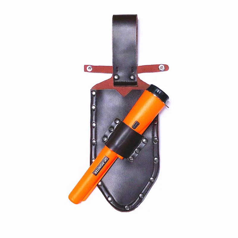 Pointer Metal Detector Holster Digger Pouch Treasure Waist Pack Finds Bag Tools Shovel ProFind Leather 2in1 for Garden Detecting