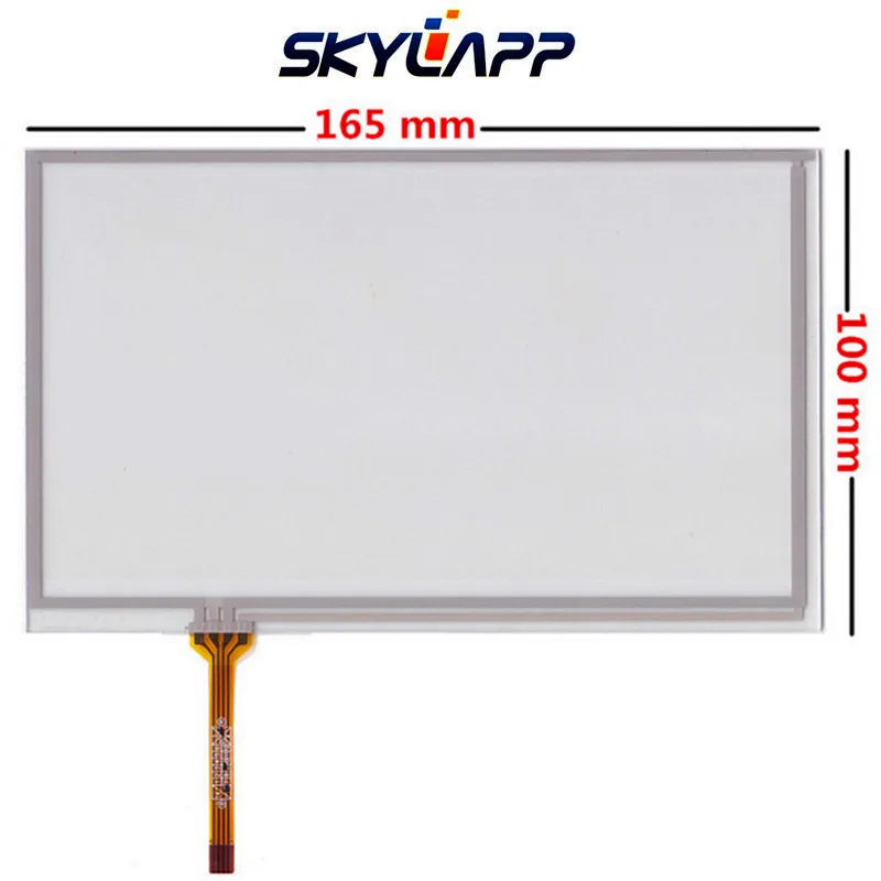 

New 7''Inch TouchScreen 165mmx100mm 4 wire For GPS Navigation Resistance Handwritten Touch Panel Screen Glass Digitizer Repair