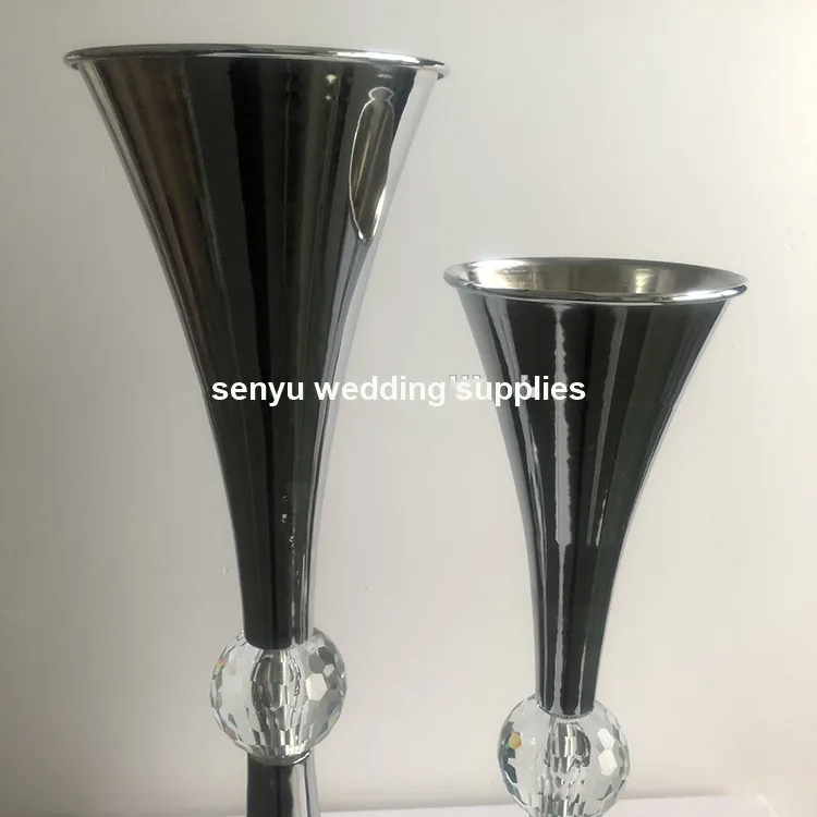 10pcs 50-100cm)Wedding Event Decoration Tall Crystal Frame Vase Table Centerpiece clear Acrylic Crystal Flower Stand1360