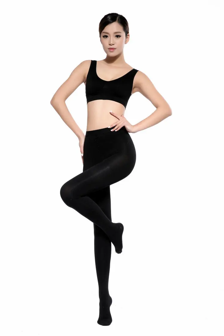 15-20mmhg Frauen Druck Strumpfhosen Frühjahr Und Herbst Dick Elastische Hose Schöne Plus Schwarz Khaki Strumpfhosen Sexy Dünne Bein M L XL – Detail 7