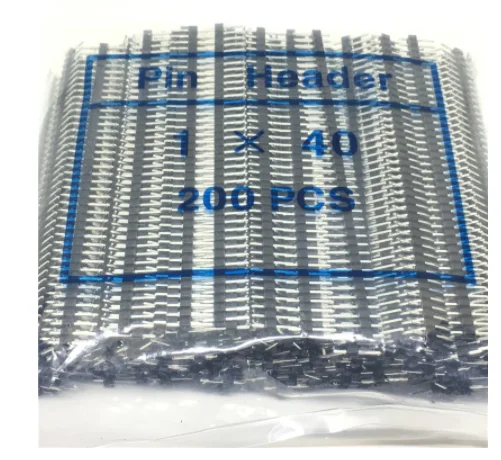 10 Buah!!! 40 Pin 1X40 Baris Tunggal Pria dan Wanita 2.54 Strip Konektor Header Pin Pecah UNTUK Arduino Hitam