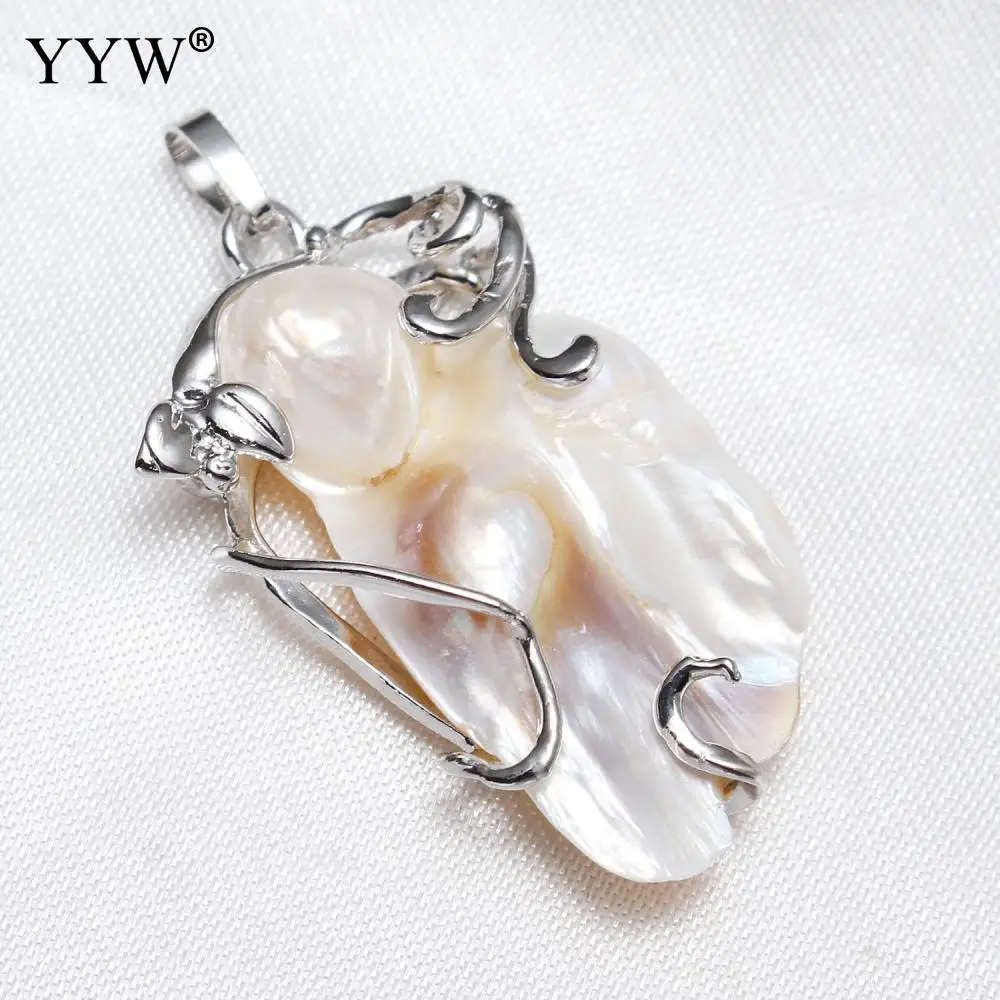 Big Size Pearl Pendants For Diy Bracelets Necklace Jewelry Making 30x40x10mm Fashion Jewelry Pendant Gift Collares Para Mujer