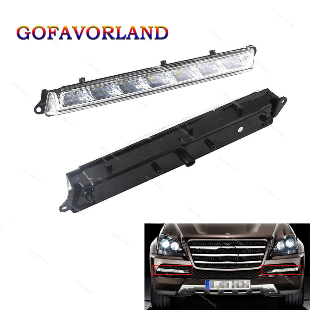 

A1649060351 A1649060451 Left Or Right 1Pcs LED Daytime Running Light Fog Lamp For Mercedes-Benz GL X166 350 450 500 550 2013-16