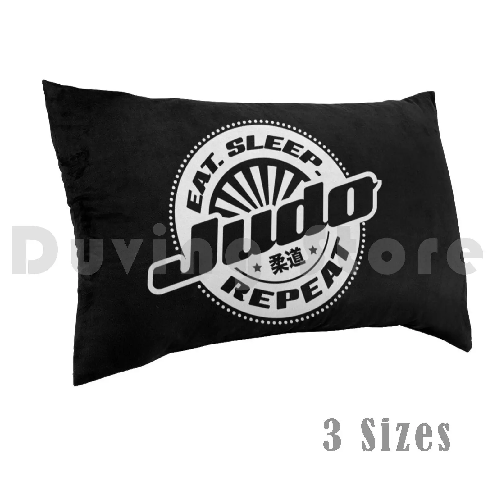 Pillow Case Eat , Sleep , Judo , Repeat 1085 Judo Judoka