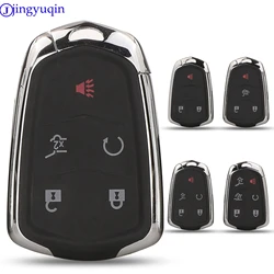 jingyuqin Remote Car Key Case Shell 3/4/5/6 B For Cadillac Escalade ESV 2015 2016 2017 2018 2019 Smart Key