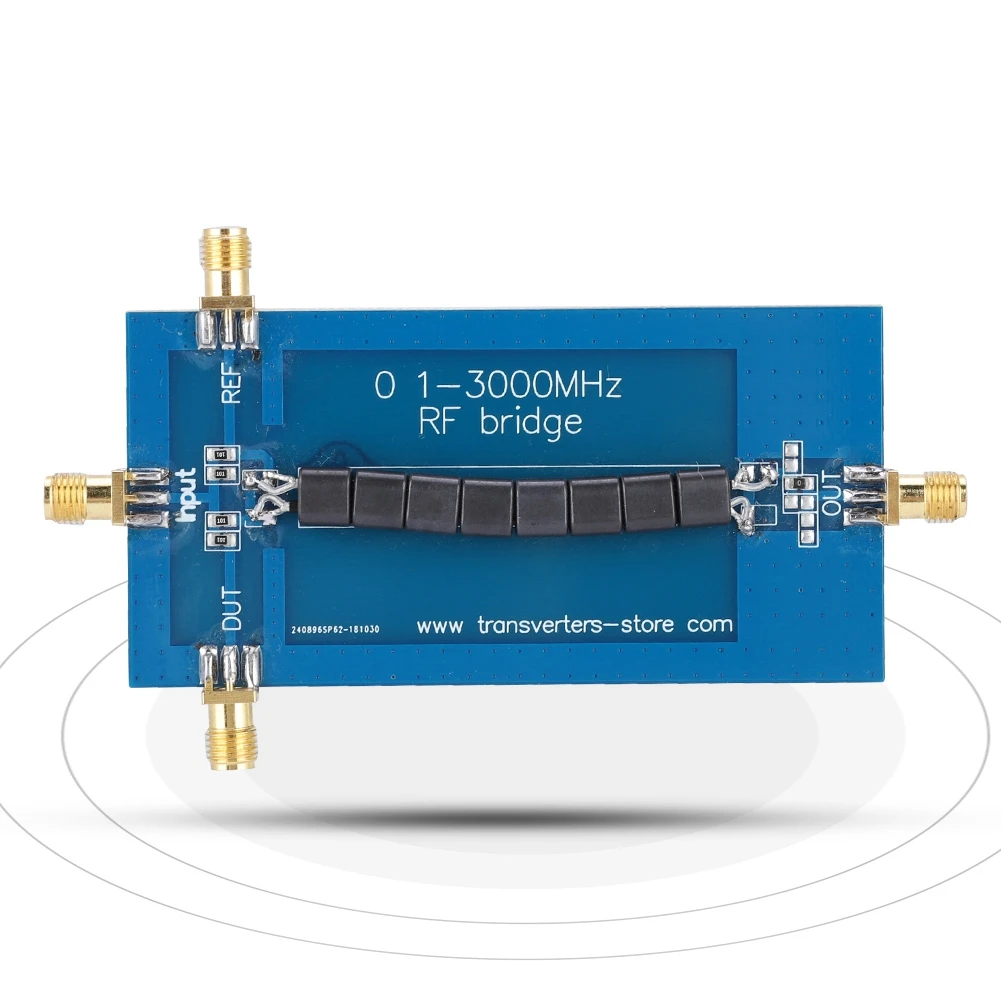 RF SWR Reflection Bridge 0.1-3000 MHZ Standing  Bridge Standing  Ratio Bridge with Long service life used with HiQSDR