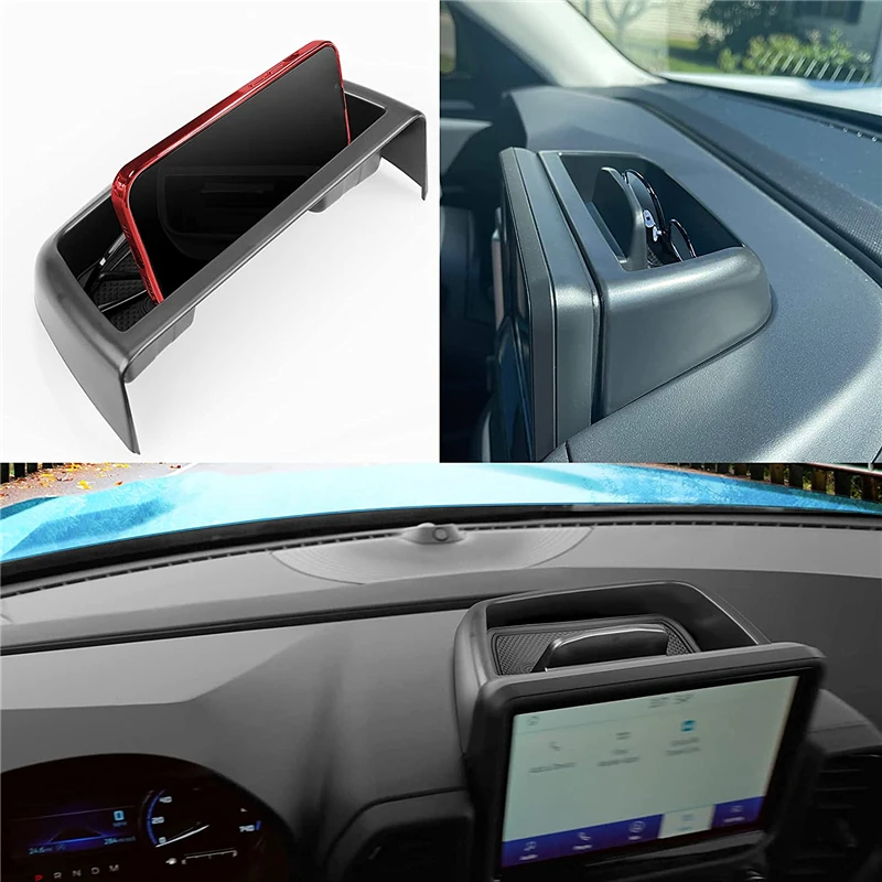 Car Dashboard Storage Box For Ford Bronco Sport CX430 2021 2022 2023 Interior Accessories Non-Slip Phone Stand Console Tidying