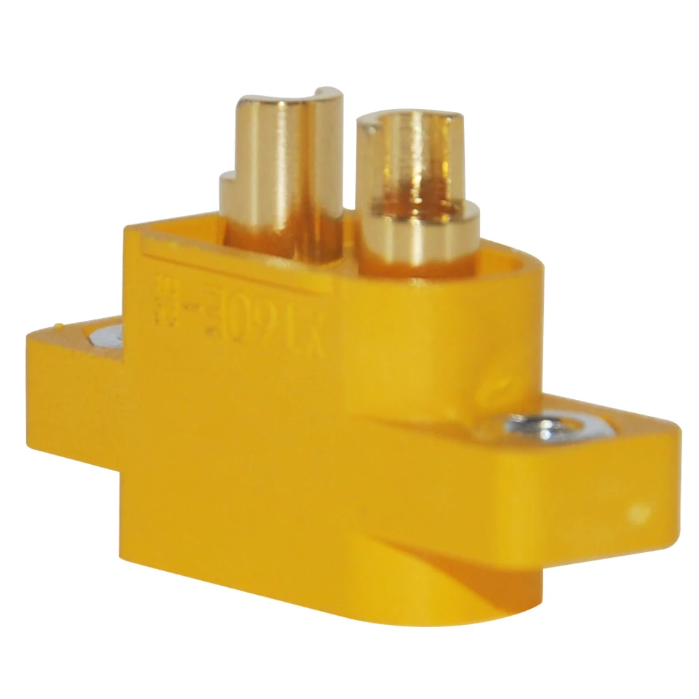 AMASS XT60E-M XT60 Male Plug Connector Fixed Board DIY Spare Part Yellow for RC Models Multicopter 50%off