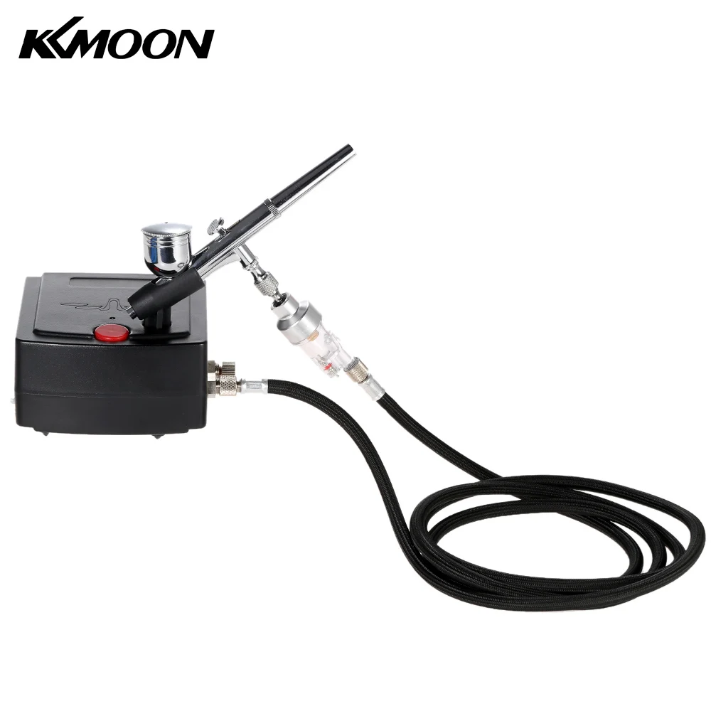 Dual Action Airbrush spray gun Air Compressor Kit aerografo pistolas for Art Painting Tattoo Manicure Cake Spray Model Nail Tool