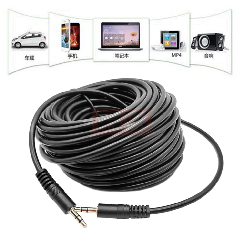 1,5 M 3M 5M 10M Aux audio kabel Jack 3,5mm Stecker auf Stecker Aux Kabel für auto Lautsprecher Kopfhörer Stereo Lautsprecher MP3