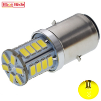 1Pcs 6V/12V DC BA20D H6 LED Motorcycle Headlight Bulb 3000K High Low Beam Moped Moto Light Motorbike Scooter ATV Head Fog Lamp