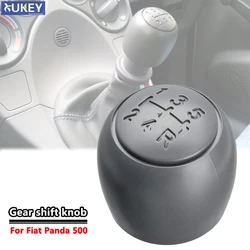 5 Speed Gear Stick Shift Knob Headball For Fiat Panda 2003-2012 500 500c 2007-2013