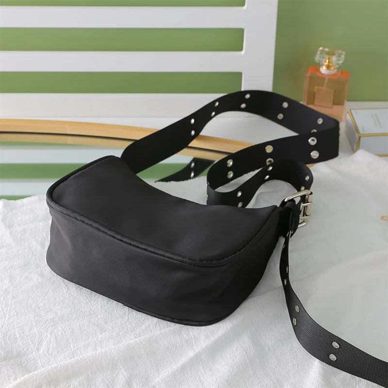 Yogodlns Trendy Nylon Umhängetasche Für Frauen Vintage Umhängetaschen Weibliche Straße Messenger Handtasche und Geldbörse Reise Einfache Tote – Detail 14