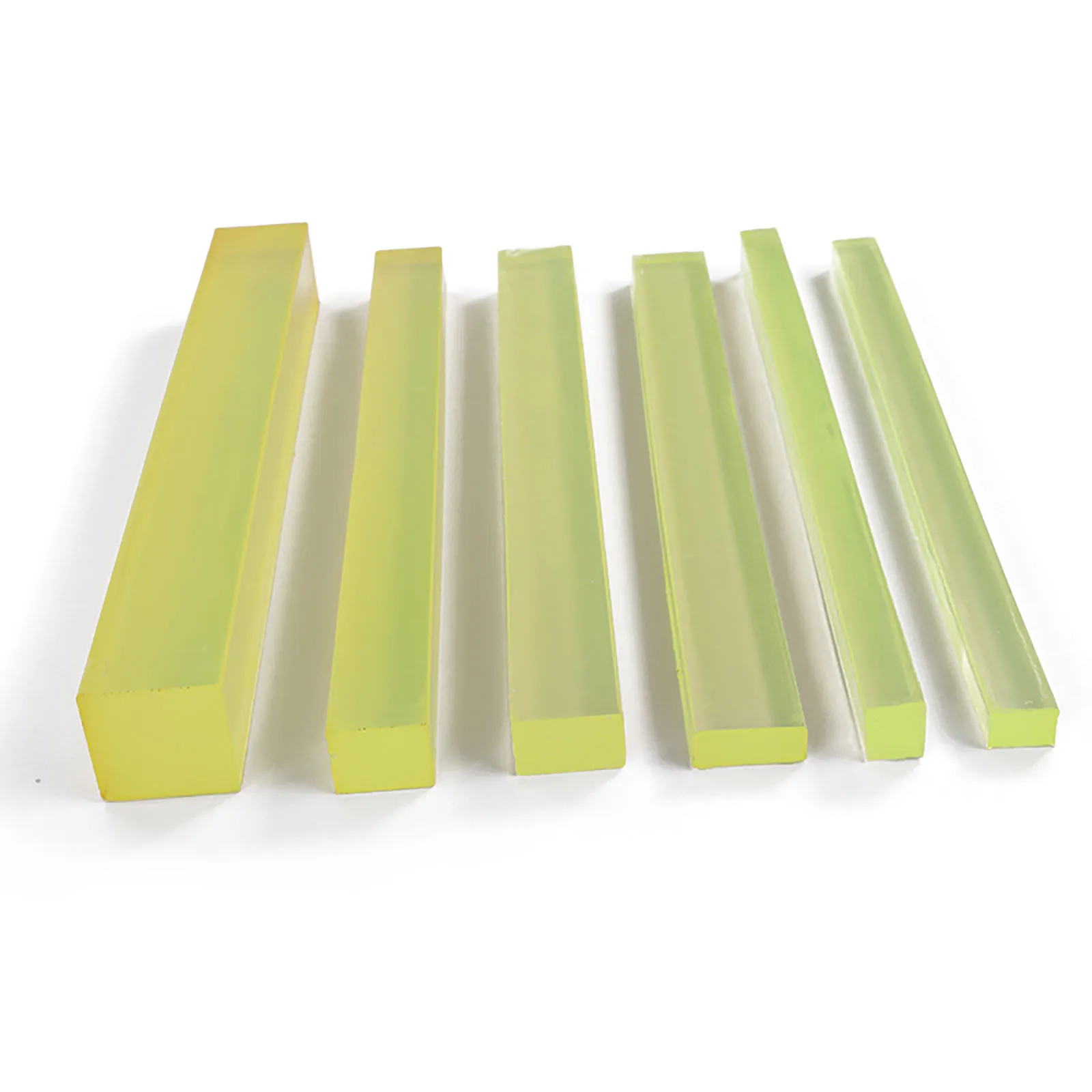 1Pcs Solid Polyurethane PU Plate Square Strip Elastic Bar Rectangular Glue Pad Stick Oil-resistant Material Thick 30-50mm