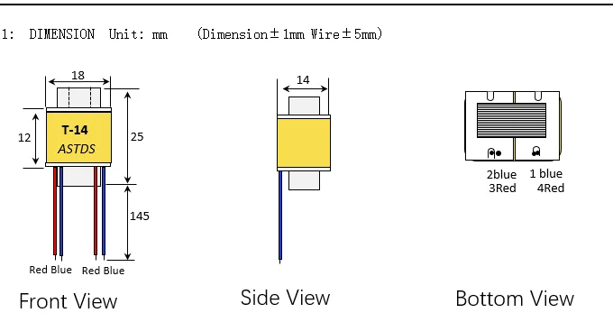 Imagem -03 - Diy Microfone Peças de Áudio T14 Audio Transformer Rati1 Componentes para Estúdio Microfone Ck12