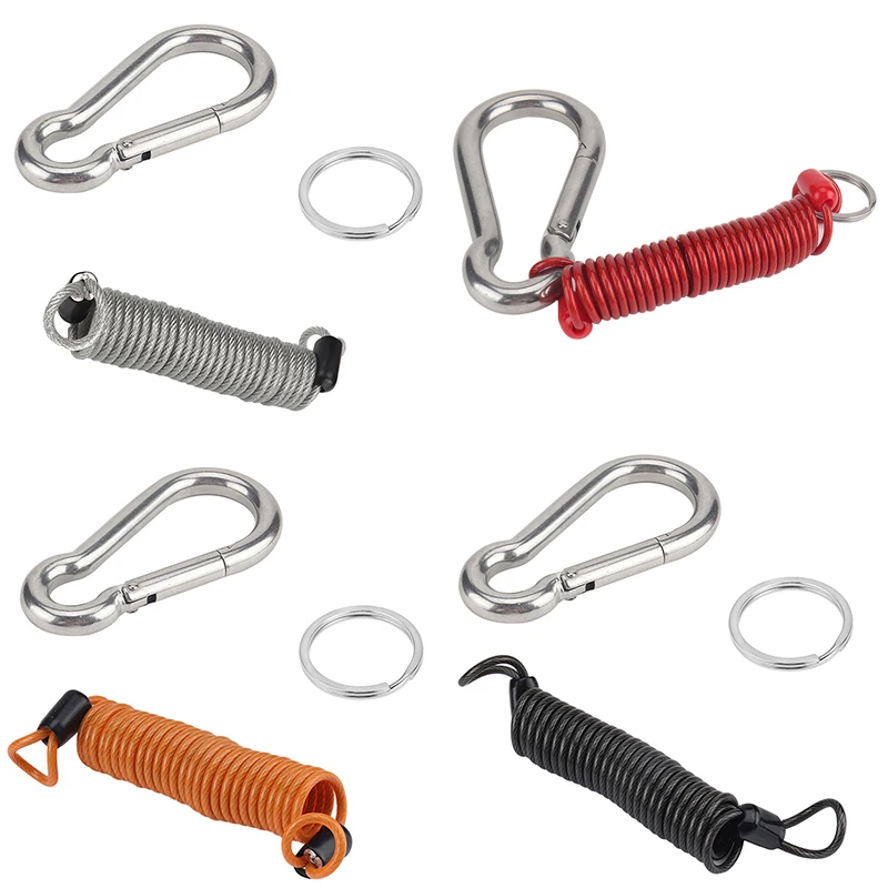 Trailer Spring Rope Safety Buckle,Zip 4 Foot Breakaway Cable 80-01-2140