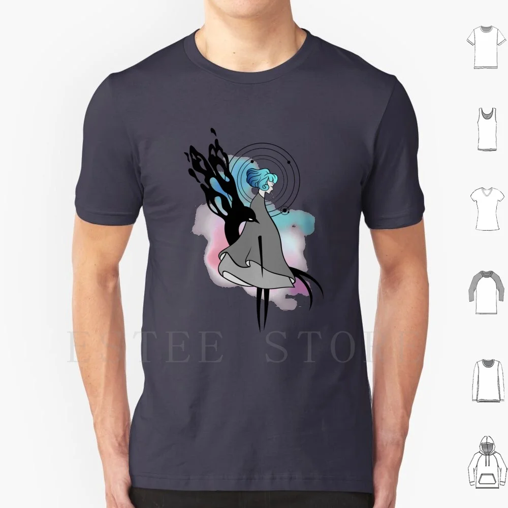 Gris-Emersive Beautiful Watercolor Artwork T Shirt Cotton Men DIY Print Gris Switch Steam Video Game Womens Feminine Bird