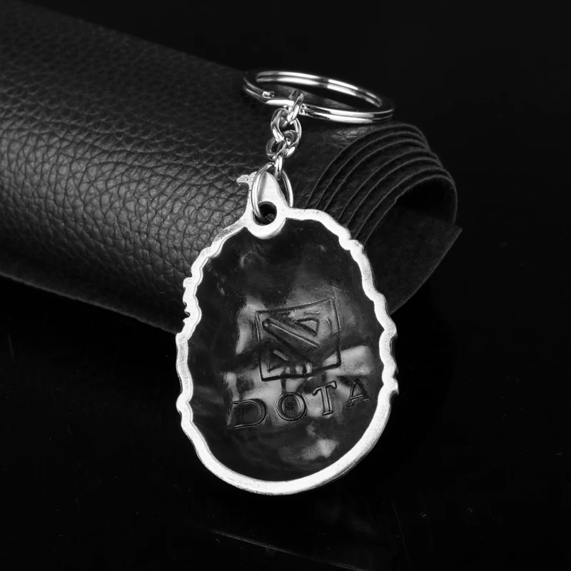 dongsheng Game Defense Of The Ancients Dota2 Pudge Inscribed Dragonclaw Hook Keychains Keyrings Dota 2 Weapon Key Chains