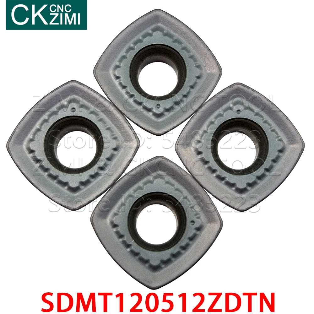 

10P SDMT120512ZDTN SDMT 120512 ZDTN Carbide Insert Fast feed milling insert milling cutter Tool lathe part CNC Metal lathe tools