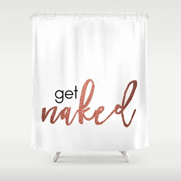 Lovely Bathing Get Naked Shower Curtain Waterproof Bathroom Curtain Bathroom Shower Accessories Decor Bath Curtain