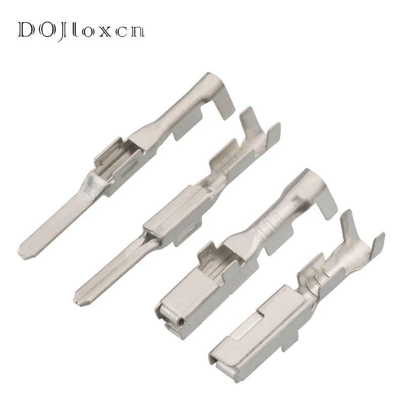 20/50/100/200 Pcs 2.2 Mm H62 Messing Vertinde Koperen Aansluitingen Auto Mannelijke Vrouwelijke Connector Socket DJ611-2.2A 7114-4021