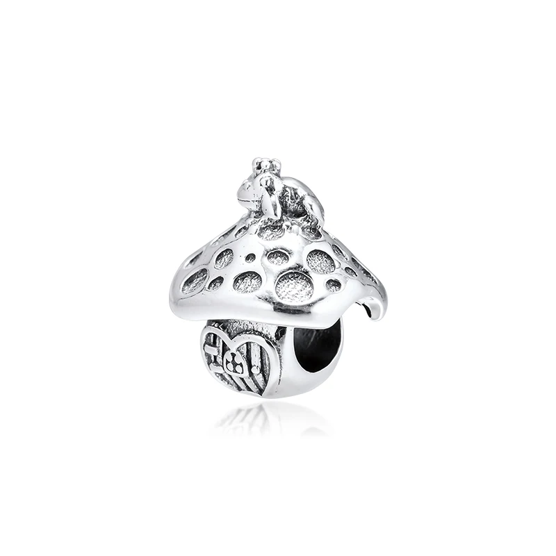 

Mushroom & Frog Charm Sterling Silver Jewelry Fits Original Charms Bracelets Woman DIY Beads For Jewelry Making