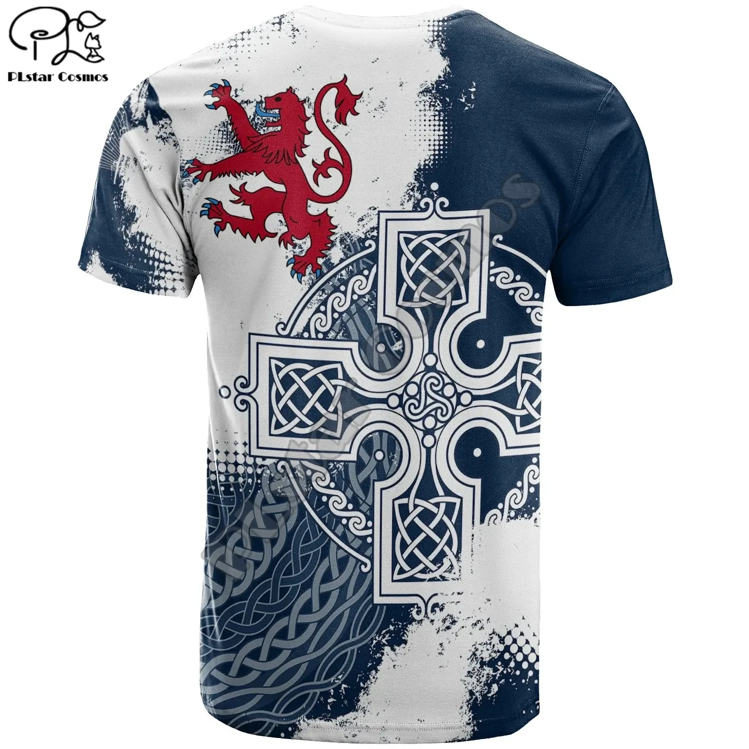 PLstar Cosmos Fashion Scotland Symbol 3D Print Summer Men/Women T-Shirts Flag Short-Sleeve Tee Hip Hop Casual Streetwear S8 view 3