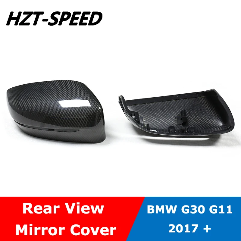 Replacement Type Carbon Fiber Rear View Mirror Cover For BMW 5 6 7 Series G30 G11 2017 Up Modification