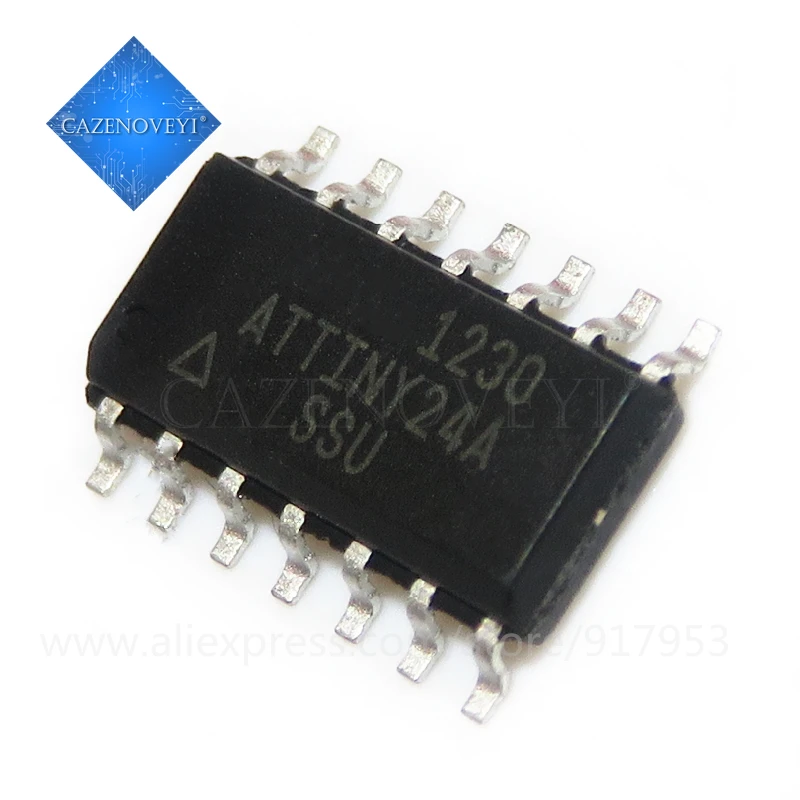 

5 шт./партия, флэшки, ATTINY24A, ATTINY24, SOP-14, флэшки