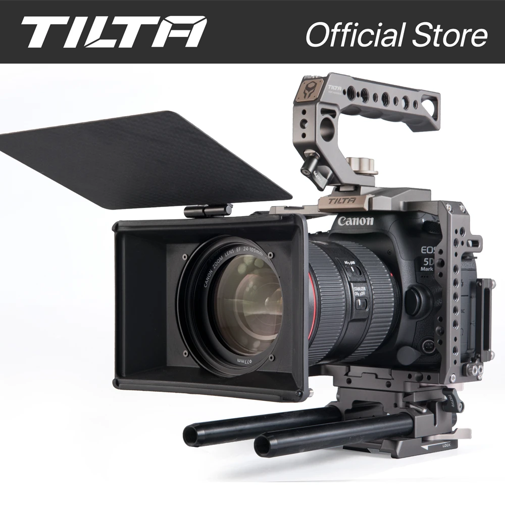 TILTA MB-T15 4*5.65 Mini Matte Box Carbon Fiber Top Flag For DSLR