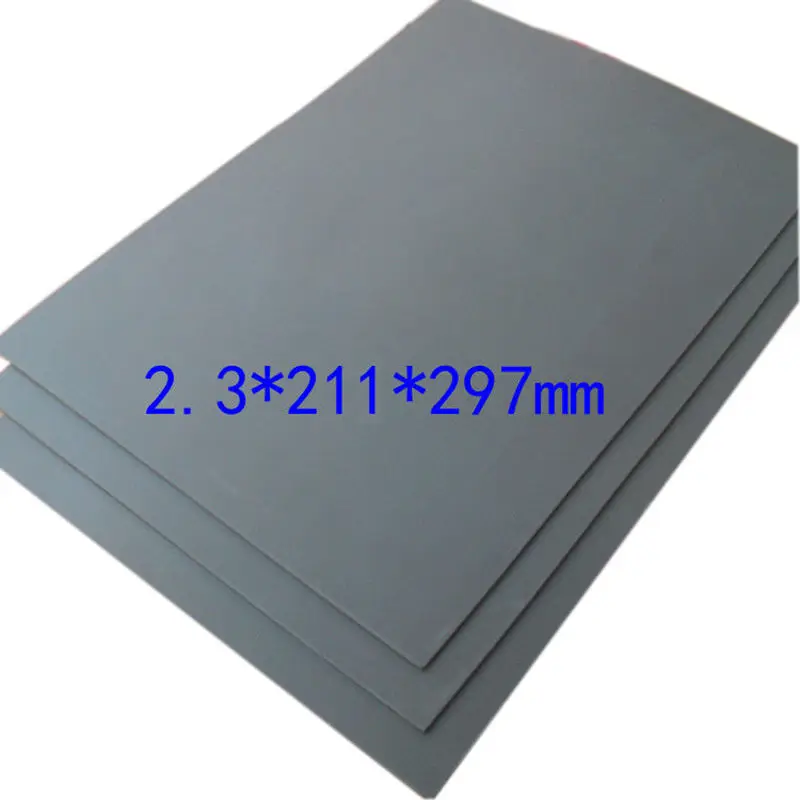 

Grey Laser Rubber Sheet for Sealer Stamp Laser Engraving Printing A4 1.5mm