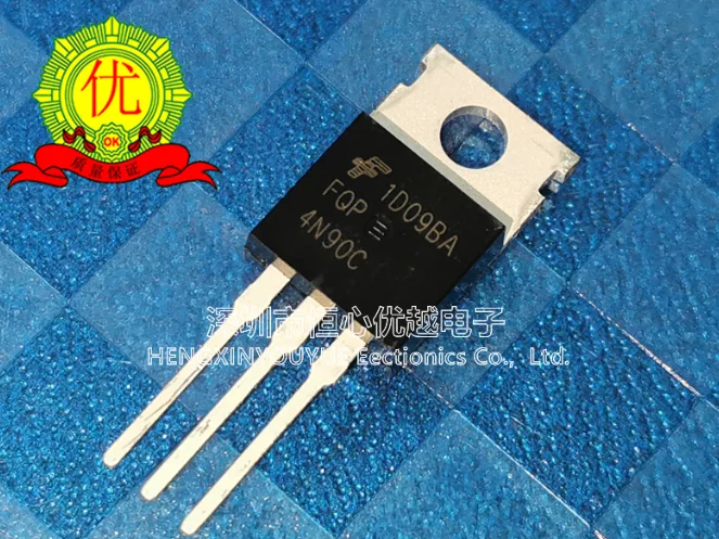 Mxy 50pcs   FQP4N90C TO220 4N90C FQP4N90 4N90 TO-220  900V 4A 3-Pin