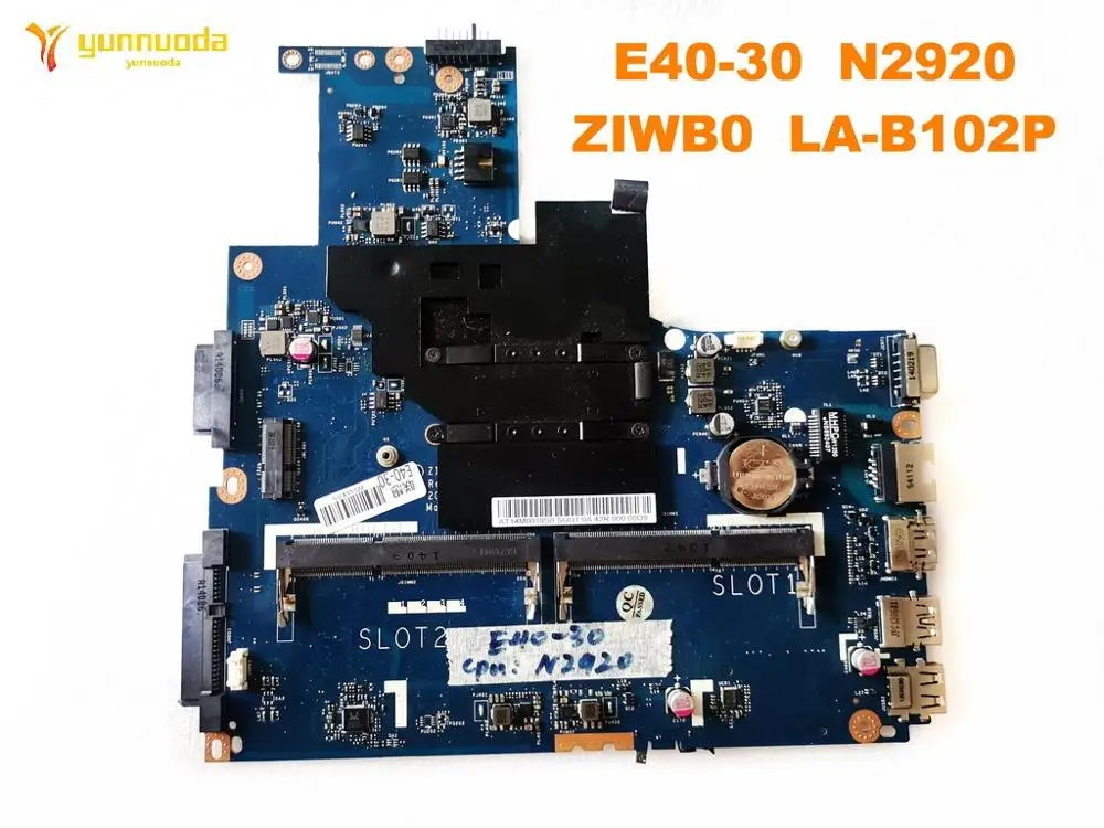 ZIWB0  LA-B102P for Lenovo B40-30 E40-30  laptop motherboard With N2840 N2920 CPU   tested good