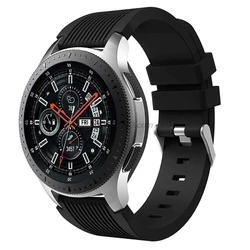 Silikonowy pasek na rękę do Samsung Galaxy Watch 46mm SM-R800 smartwatch Samsung Gear S3 Frontier silikonowa bransoletka zamiennik