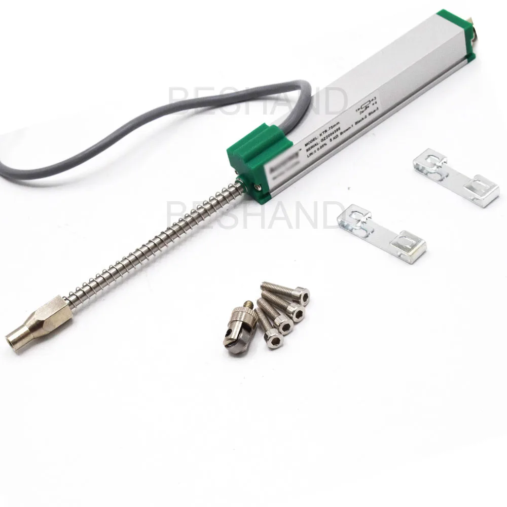 25-100mm Travel Linear Position Sensors Electronic Scale Mini Spring Automatic Reset Displacement Transducer Position Indicator