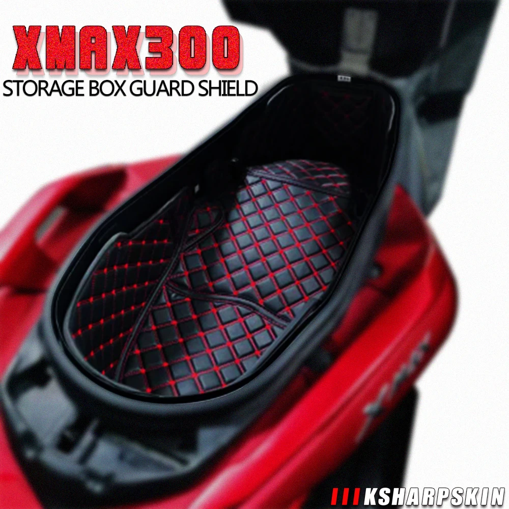 

Motorcycle accessories high-quality leather back-up storage box lining protection pad suitable for YAMAHA XMA X300 xmax300