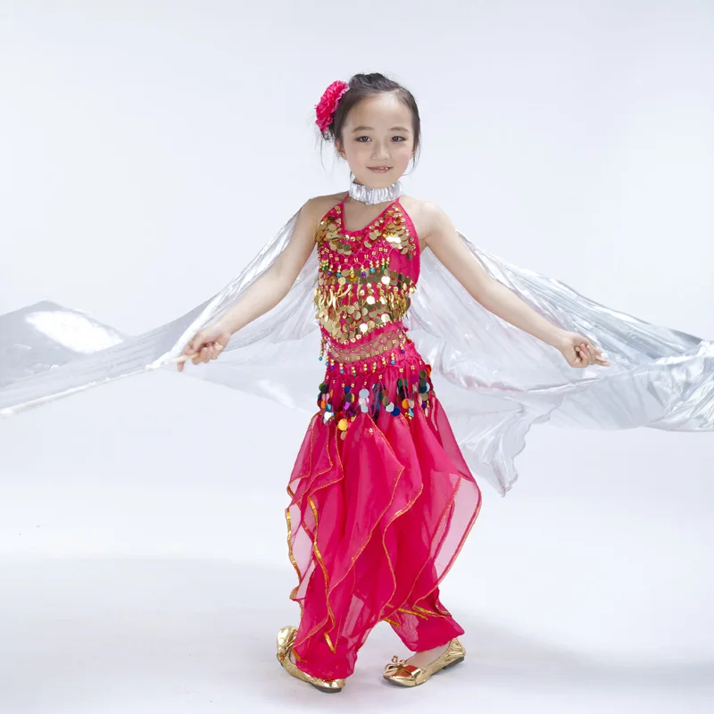 KIDS Belly Dance ISIS ปีกเด็ก Angel Belly Dance ISIS ปีกประสิทธิภาพ Props สามสี NO STICK