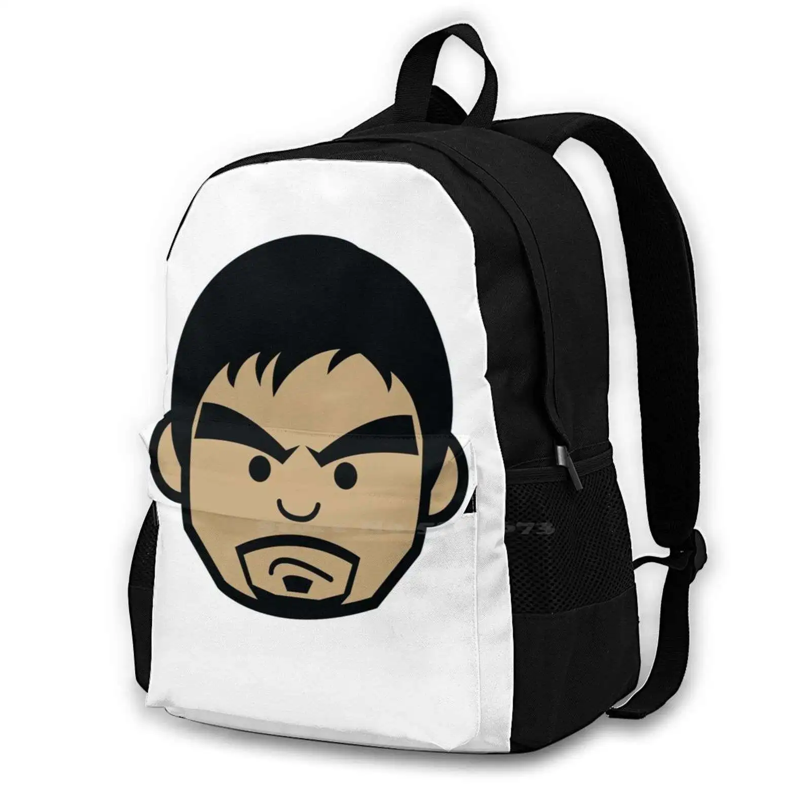 

Angry Manny Pacquiao Face By Aireal Pattern Design Laptop Travel School Bags Manny Philippines Filipino Boxing Pinoy Pinay