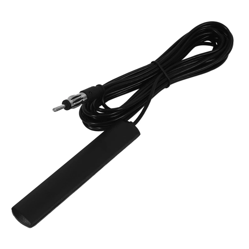 ANT-309 Car Radio Antenna - Universal Car FM Radio Antenna Patch Black Radio Antenna Amplifier Aerial Windscreen Mount 85-112M