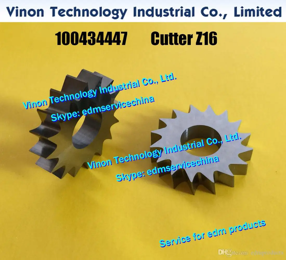 100434447 edm Cutter Z16 30Dx16Teeth, 100.434.447 Lower Cutter Knife 434.447, 24.04.913 for ROBOFIL 230F,240,330F,440CC,640CC