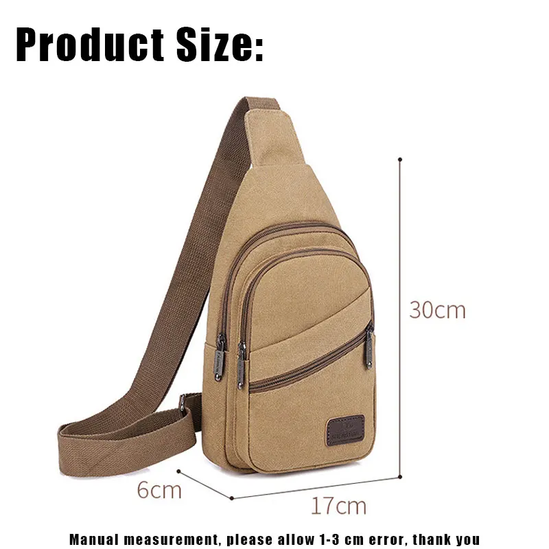 YoReAi Men Shoulder Bags New Waist Packs Sling Crossbody Pack Outdoor Sport Chest Packet Daily Picnic Canvas Messenger Bag Bolsa