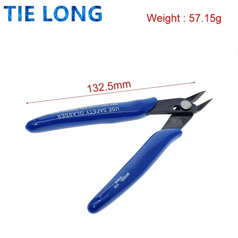 TIELONG U.S. US American Plato. PLATO 170 Wishful Clamp DIY Electronic Diagonal Pliers Side Cutting Nippers Wire Cutter