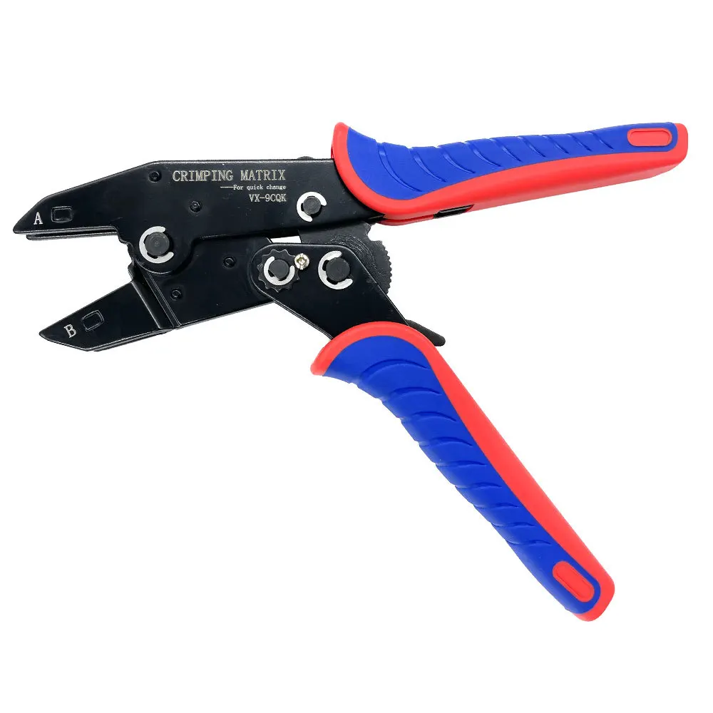 Ratsche Draht Crimper Tool Set Automotive mit 5 Stirbt für Isolierte und Nicht Isolierte Terminal,Dupont Stecker, ende Ärmel Ferrule