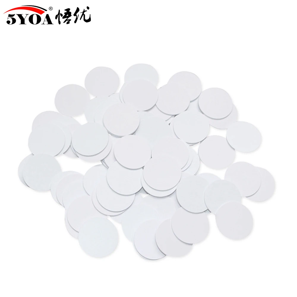 100pcs NFC Coin Money Card 215 Chip For TagMo Forum Type2 NFC215 13.56mHz for huawei share ios13 personal automation shortcuts