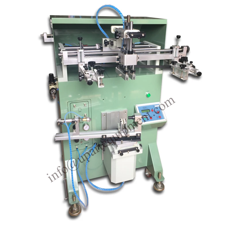 Automatic Curve Silkscreen Printing Machine For Cosmetic Pack