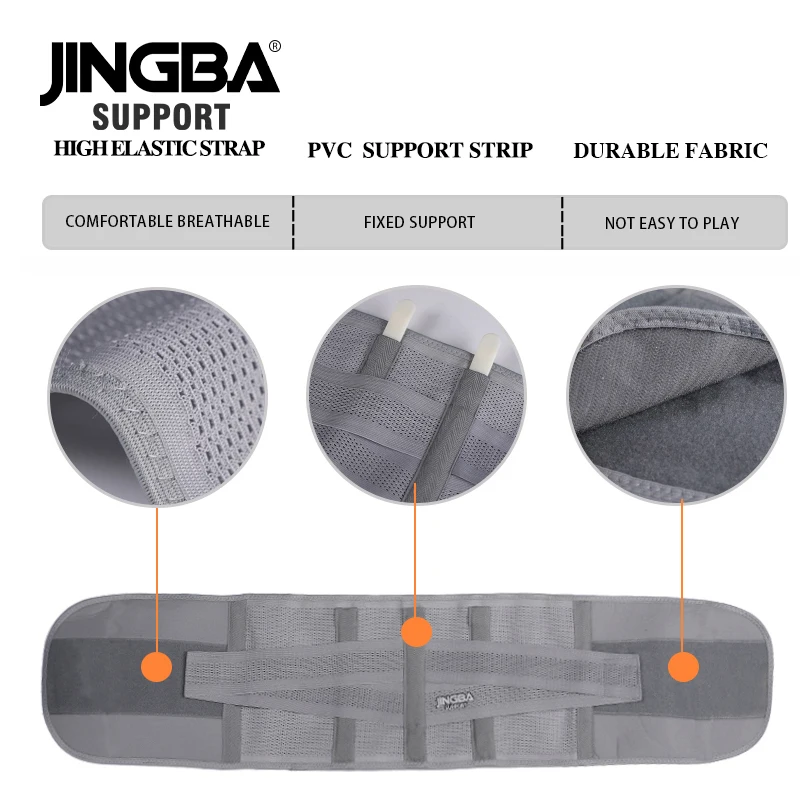 JINGBA SUPPORT Women Fitness Corset Slimming Sweat Belt Waist Trainer Men Back Support Waist Protection